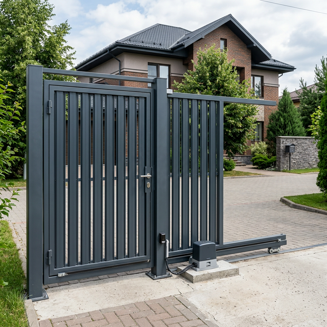 Ворота с калиткой